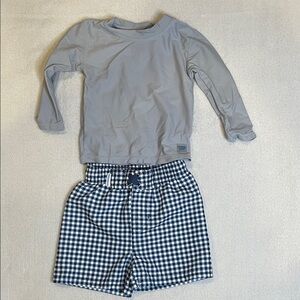 Rugged butts infant boy swim suit long sleeve sleeve 12-24month
